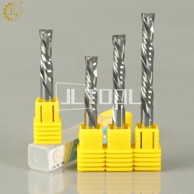 China CNC Machining Compound Milling Double Edge Milling Cutter For MDF And Particle Board Up&down Cut Spiral Two Groove Bit for sale