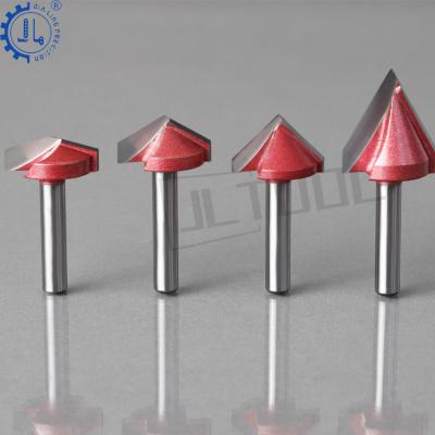 China Woodworking Router Bit 6mm Grooving and Engraving 3D Particle Board 3D V Bit Legs V Bit for CNC Wood Machine V-Cutting Cutter for sale