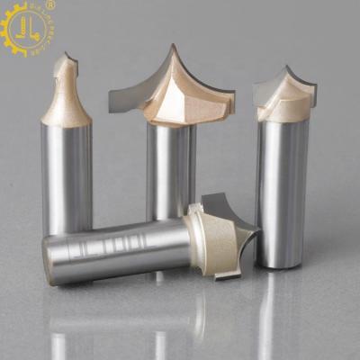 China Advertisement Signature Tideway Needle Nose Router Bit For MDF Particleboard Cutting Wood Cnc Router Bit Carving Mouth Engraving Pointed Bit for sale