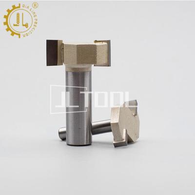 China Carbide Tideway Router T-Type Bits For Wood Cabinet Trimming Machine Engraving Machine Woodworking Slotting Opening Bit for sale