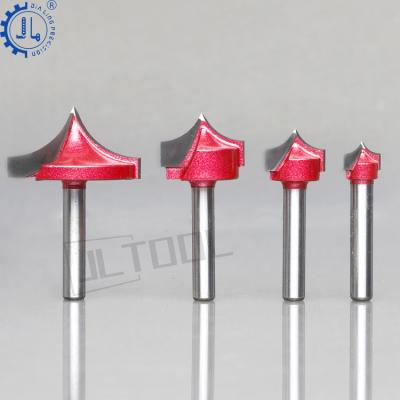 China CNC Milling Machining Sharp Mouth Engraving Bit For Flute Point And Decorative Carving Cutting Round Over Bitten Edge Acrylic Wood Forming for sale