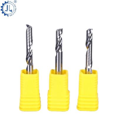 China CNC Milling Machining Cut Milling Cutter Flute End Mill Spiral Bit Cutter Aluminum Carbide Single End Mills For Aluminum Processing for sale