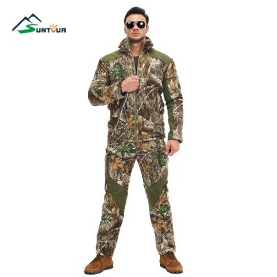 China USB Border Smart Electric Heating Warm And Cold Proof Outdoor Sports Hunting Camouflage Manufacturer Customized Suit for sale