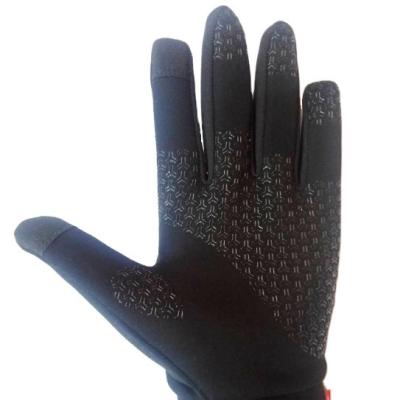 China Digital 90% Protection Sports 10 Touch Screen Non-Slip Custom Logo Winter Nylon Spandex Silicone Running Gloves for sale