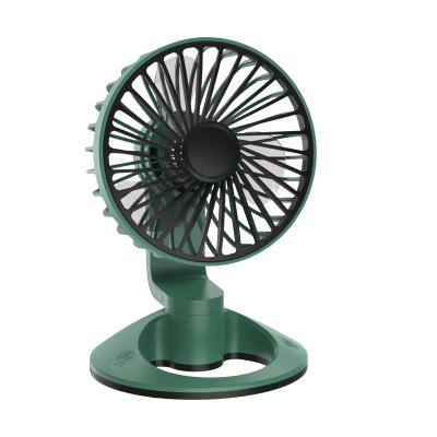 China Quiet Handheld Mini Fan Portable Rotating Fan USB Rechargeable Silent Desktop Fan for sale