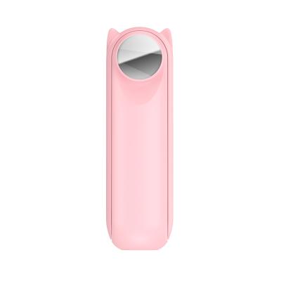 China Foldable With Fan 2021 Portable Handheld Usb Fan Modern Custom Handheld Rechargeable Hand Held Mini Mirror Wick Fan for sale