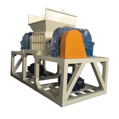 China Eco-friendly 2000 Kg /HR Double Shaft Roll A4/6 Waste Paper Shredder Tissue Crusher Newspaper Cellulose Paper Fiber Eco-Friendly Making Machine for sale