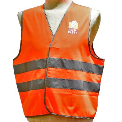 China Water Proof Campaign Vests For Custom Logo Safety Jackets Reflective Shirt With Reflective Vest for sale