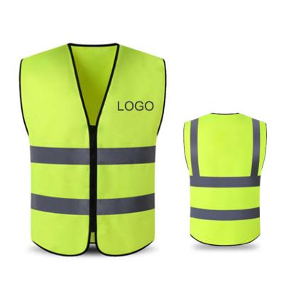 China Wholesale High Reflective Lightweight Reflective Vest Custom Logo Safety Reflective Vest for sale