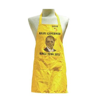 China Best Quality Casual Cotton Polyester Cooking Apron For Promotion Apron Election Campaign Aprons Kitchen for sale