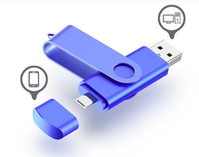 China Promotional Gift Factory Wholesale Flash Drive 8gb 16gb 32gb 64GB OTG USB OTG USB Flash Drive for sale