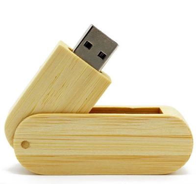 China Promotion\Business\New Fancy Design School Wooden USB Key Chain\Full Capacity Office Swivel USB Bamboo Flash Stick With Wooden Gift Box for sale