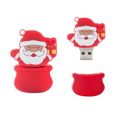 China Promotion\Business\School\Office Christmas Santa Claus Tree PVC USB Flash Drive 2.0 Christmas Gift for Promotion 32gb 3.0 for sale