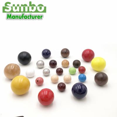 China China factory direct wholesale colors wooden beads with hole 18mm 20mm 25mm for sale