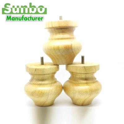 China Wholesale High Quality Solid Wood Leg Modern Factory Furniture Wooden Sofa Leg for sale