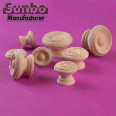 China Simple Hot Sales Furniture Wooden Mushroom Shape Button Hole Pine Wood for sale