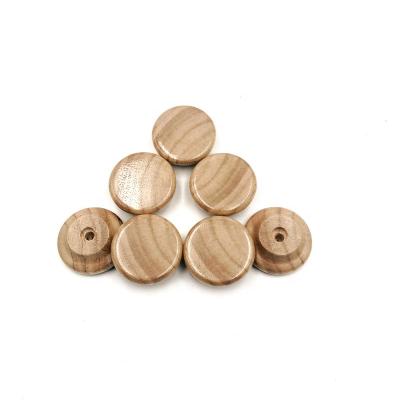 China Traditional natural solid wood knobs handle use for furniture or kitchen handle for sale