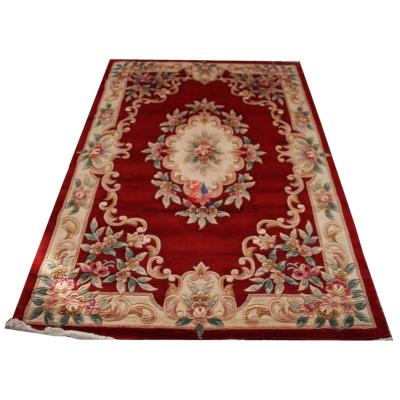 China 100% European classic large rugs living room woolen blankets hand knotted rug made in China for sale