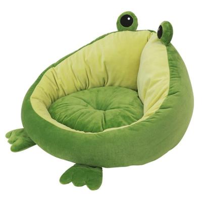 China Breathable Pet Lotus Leaf Mat Frog Nest Cat Dog Nest For Autumn Winter for sale