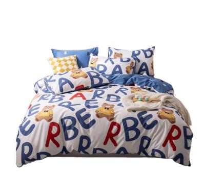 China Simply very cute! ! Kids Cartoon Bedding Sets 2021 Hot Selling Kids Bedding Sheet Fitted Sheets for sale