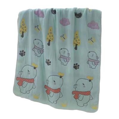 China Anti-pilling 10 Layers High Quality Cotton Newborn Baby Wraps Muslin Wraps Fabric for sale