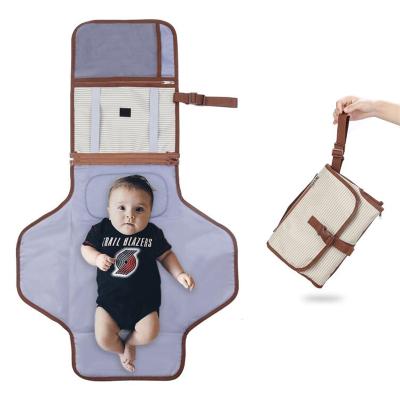 China Waterproof Portable Baby Twill Bag Diaper Changing Pad Baby Infants for sale