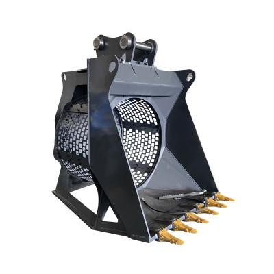 China energy & Mining Bucket Screening Rotary Sorting Bucket For 20 Ton Excavator for sale