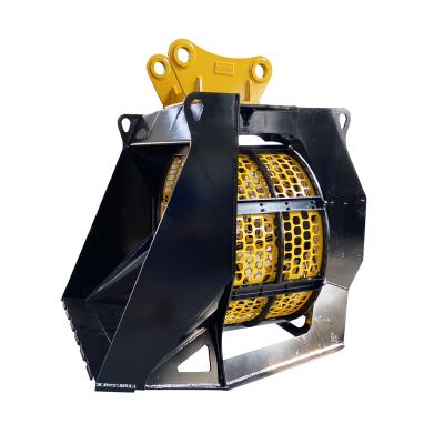 China energy & HEMEI Mining Rotating Screening Bucket For Excavator SK200 for sale