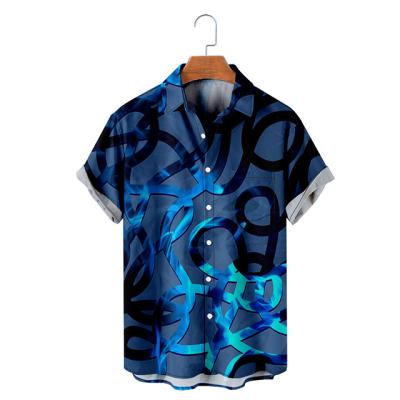 China Anti-pilling Digital printed custom 3D shirts men's and women's summer smoke fashion casual shirt factory short sleeve wholesale for sale