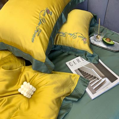 China Wholesale Anti-Static Silky Slik Pillowcases and Sheets Set Sham Sequin Cover and Satin with Zipper Custom Pillowcase for sale