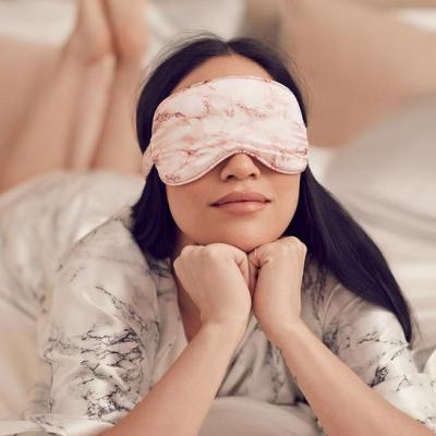 China 100% Anti-Puffiness Mulberry Luxury Ice Silk Sleeping Eye Mask for sale