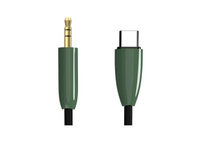 China New Car Type C Male To 3.5mm Male Adapter For Female 3.5mm Connector Car Speakers Earphone Auxiliary Cable for sale