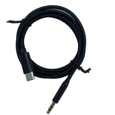 China Car Factory Free Sample Gift type c to 3.5mm jack car audio cable for AUX earphone, audio adapter for sale