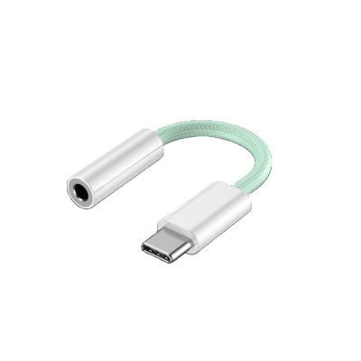 China Mobile Phone Earphone Jack 3.5mm to Type-C Audio Adapter for Samsung Mobile Phone Commonly Used Accessories and Parts for sale