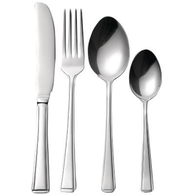 China Wholesale Jieyang viable cheap price parish pattern stainless steel harley cutlery set for sale