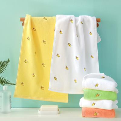 China 70*140cm Soft Household Cartoon Sustainable Good Absorption Kids Bath Towels for sale