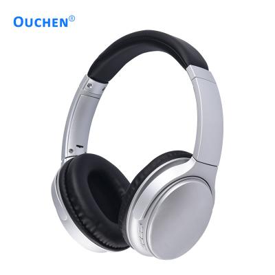 China Foldable Headband BT 5.0 Radio Over The Ear Headset With Microphone And Volume Controls For Music for sale