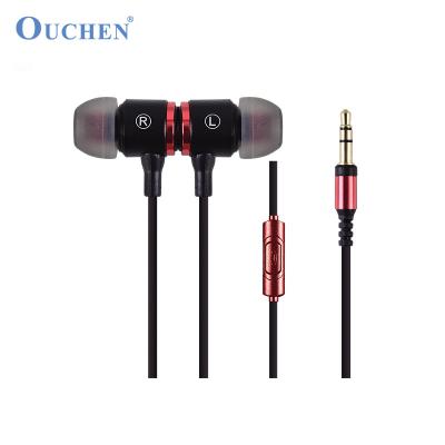 China 2019 Newest Fashional Built-in Microphone Wired Earphone Metal Earbuds for Android and Smart Devices for sale