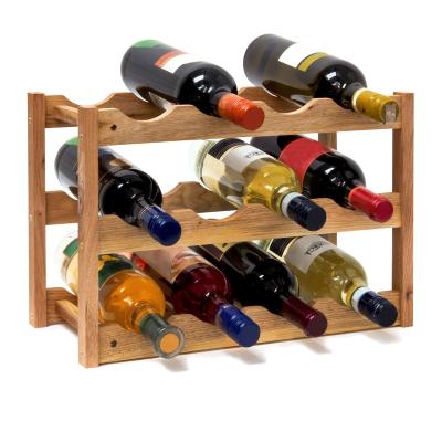 China Other Low Price Classic Wholesale Chinese Walnut Design Wooden Shelf For Wine Rack Wooden Rack for sale