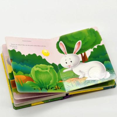 China For Reading/Learning Round Conner Cardboard Cover Children Cardboard Custom Printing Book In Any Language For Reading for sale