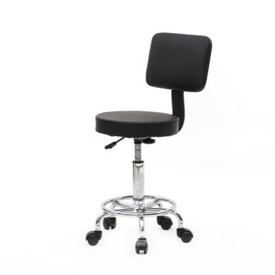 China Feature Anti-skating and Anti-rust Design UK Store Ergonomic Chair Beauty Salon Stool with Adjustable Strong Wheels and Rotating Barber Chair Hair Salon Stool for sale