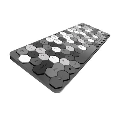 China Fashion Aluminum Alloy Sturdy Safe Ultra-Thin Computer Shell Wireless Cool Keyboard For Home for sale