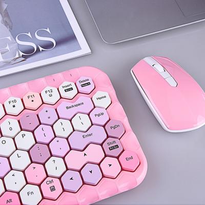 China Hexagon keytop with plug and play patent design no need on/off switch button 10 meters operating keyboard mouse distance for sale