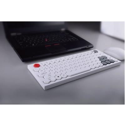 China Factory OEM directly sales SK-658BTC SQT wireless mix color computer keyboard with keycaps and honeycomb patent for sale