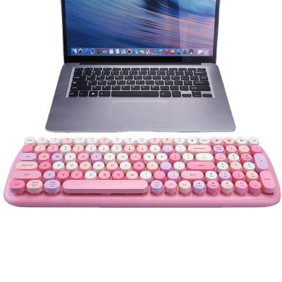 China 2.4g Custom High Quality Wireless Keyboard 101keys Set For TV Laptop Mini Bt Keyboard And Mouse for sale