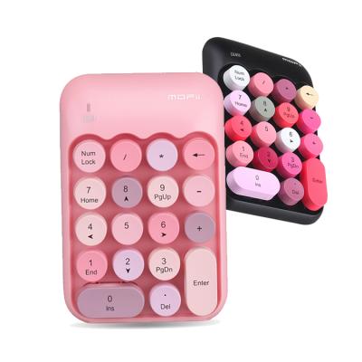 China 2021 New Design Mini Black White Pink Green Numeric Keypad Usb Numeric Keypad Wireless Durable for sale