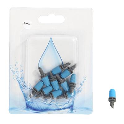 China High Quality Eco-Friendly Portable Irrigation Water Garden Use X10pcs Micro Mist Nozzle Irrigation Drip Head for sale