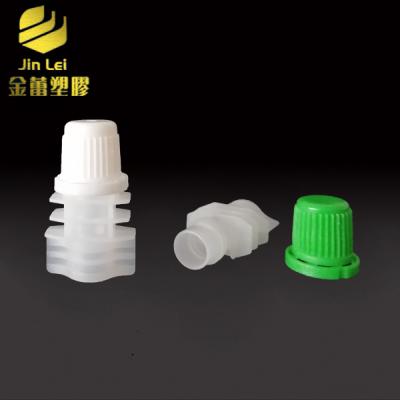 China Non Spill China Supplier Stand Up Plastic Drinking Spout With Screw Cap for sale