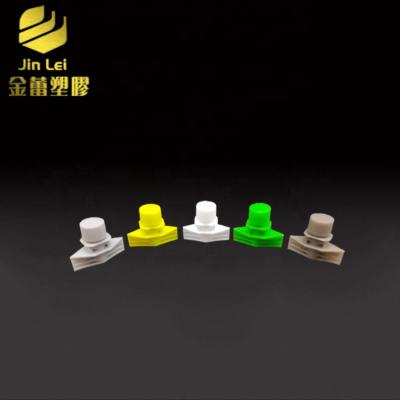 China Non Spill 5.5mm PE Plastic Spout Cap For Disposable Pouch for sale