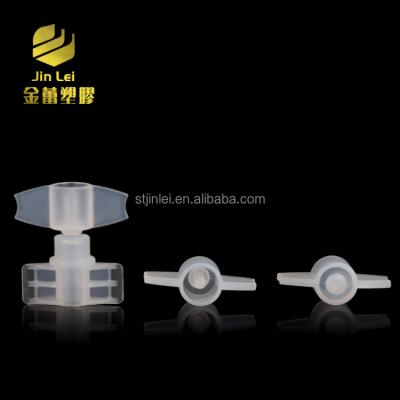 China Non Spill Plastic Sachet Spout For Disposable Skin Cream Packaging for sale